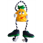 Brinquedo Club Pet Vinil Abacaxi com Chuteira