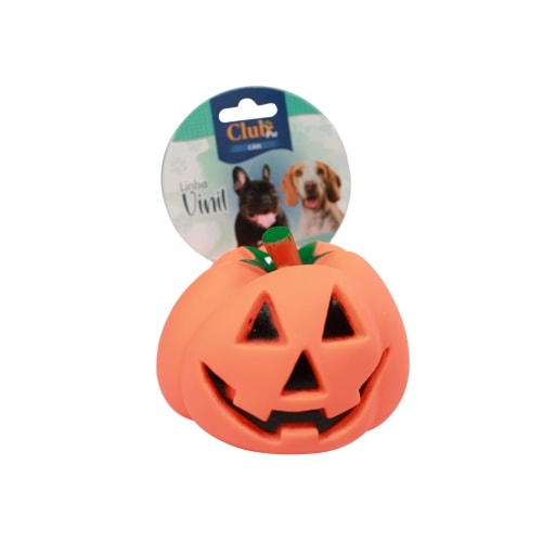 Brinquedo Club Pet Vinil Abobora Halloween