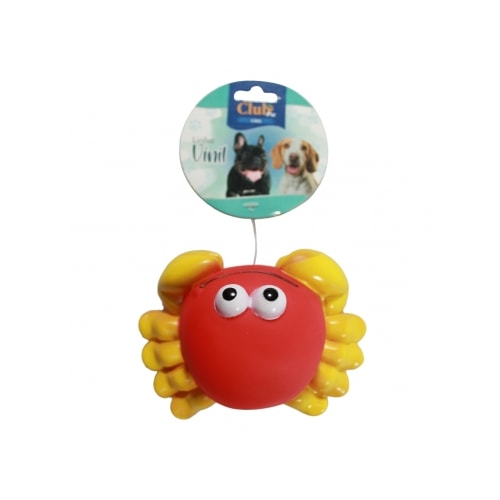 Brinquedo Club Pet Vinil Caranguejo
