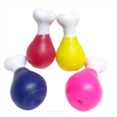 Brinquedo Club Pet Vinil Coxinha Assada