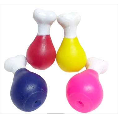 Brinquedo Club Pet Vinil Coxinha Assada