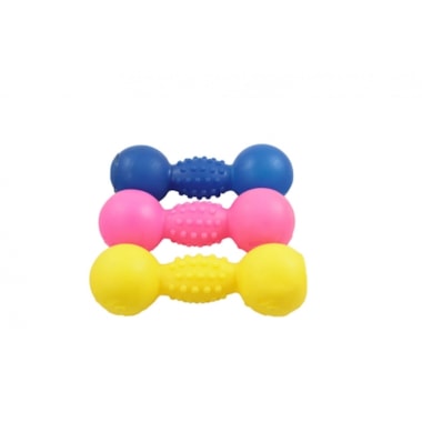 Brinquedo Club Pet Vinil Halteres 250kg