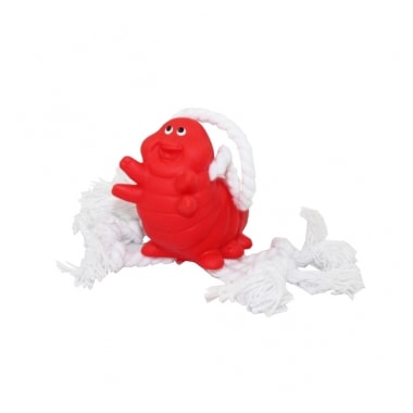 Brinquedo Club Pet Vinil Lagarta Baby com Corda