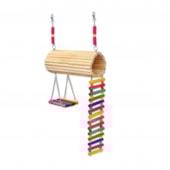 Brinquedo Golden Pets Madeira Playground Suspenso