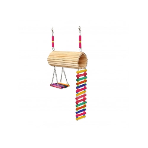 Brinquedo Golden Pets Madeira Playground Suspenso