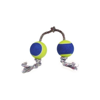 Brinquedo LCM Dental Bone B com 2 Bolas de Tênis e Corda