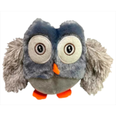 Brinquedo Napi Pelúcia Coruja Cinza
