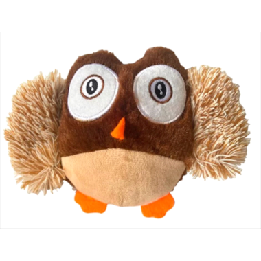 Brinquedo Napi Pelúcia Coruja Marrom