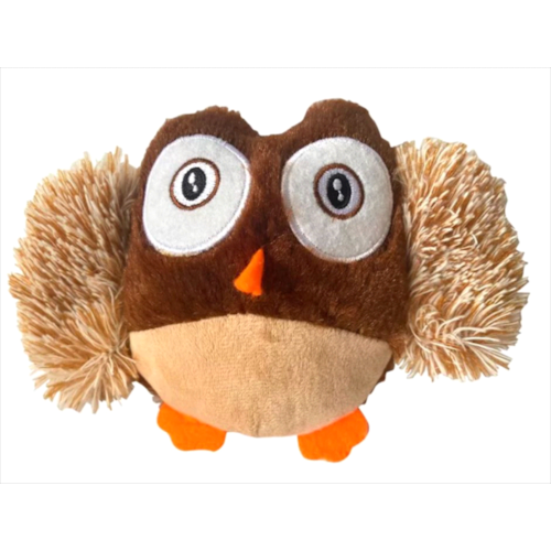 Brinquedo Napi Pelúcia Coruja Marrom