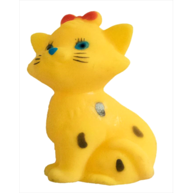 Brinquedo Napi Vinil Gatinho com Laço