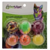 Brinquedo Petmart Diversão Gatos com 6 Unidades