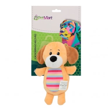 Brinquedo Petmart Pelúcia Cachorro Colorido