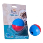 Brinquedo Savana Bola Adestradora Ração Vermelha e Azul