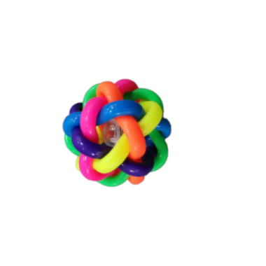 Brinquedo Savana Bola Colorida com Sino Pequena