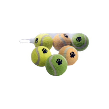 Brinquedo Savana Bola de Tênis Kit com 3 unidades