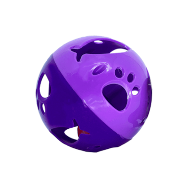 Brinquedo Savana Bola Grande com Guizo Azul Gatos