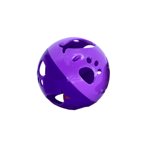Brinquedo Savana Bola Grande com Guizo Azul Gatos