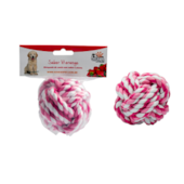 Brinquedo Savana Corda Bola Rosa - Morango