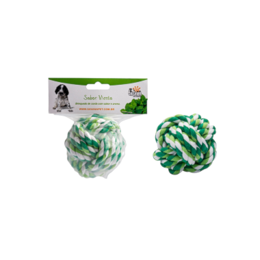 Brinquedo Savana Corda Bola Verde - Menta