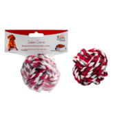 Brinquedo Savana Corda Bola Vermelha - Carne