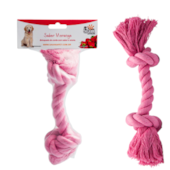 Brinquedo Savana Corda Nó Rosa - Morango