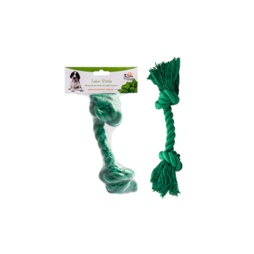 Brinquedo Savana Corda Nó Verde - Menta