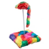Brinquedo Savana Interativo Ratinho com Mola e Base Gatos