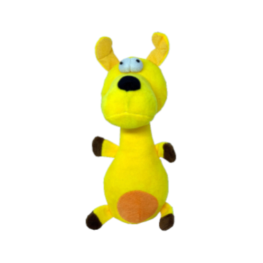 Brinquedo Savana Pelúcia Girafa Amarela
