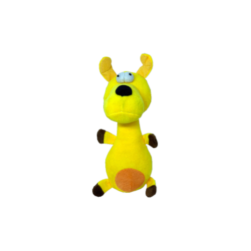 Brinquedo Savana Pelúcia Girafa Amarela
