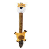 Brinquedo Savana Pelúcia Raposa Long Neck com Apito