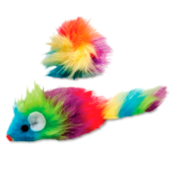 Brinquedo Savana Pelúcia Ratinho Arco-íris Gatos