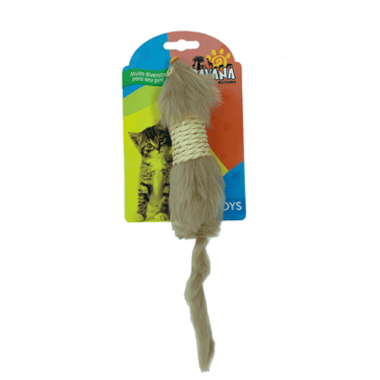 Brinquedo Savana Pelúcia Rato com Sisal