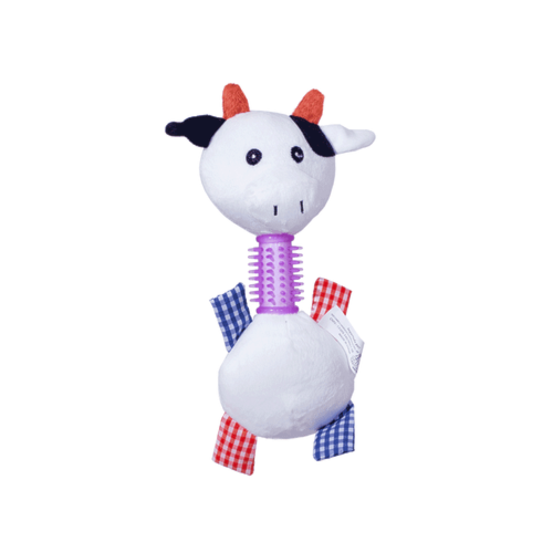 Brinquedo Savana Pelúcia Vaca com Mordedor