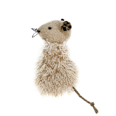 Brinquedo Savana Ratinho Sisal com Catnip Peludo Gatos
