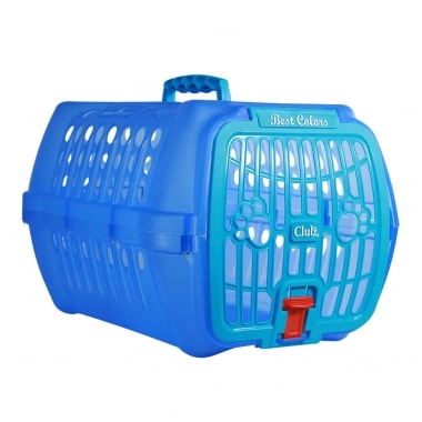 Caixa de Transporte Club Pet Best Colors Azul N1