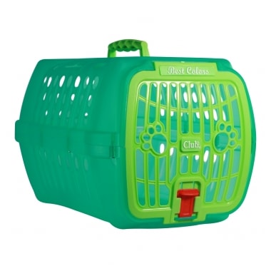 Caixa de Transporte Club Pet Best Colors Verde N1