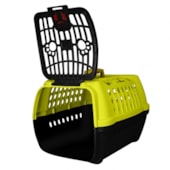 Caixa de Transporte Club Pet Confort Amarelo com Preto N2