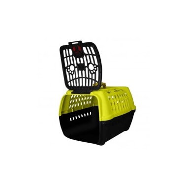 Caixa de Transporte Club Pet Confort Amarelo N1