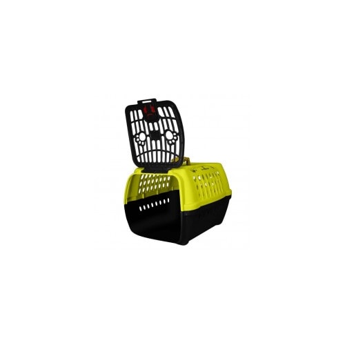 Caixa de Transporte Club Pet Confort Amarelo N1