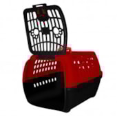 Caixa de Transporte Club Pet Confort Vermelho N1