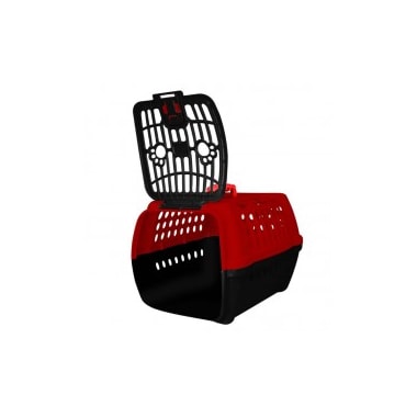 Caixa de Transporte Club Pet Confort Vermelho N1