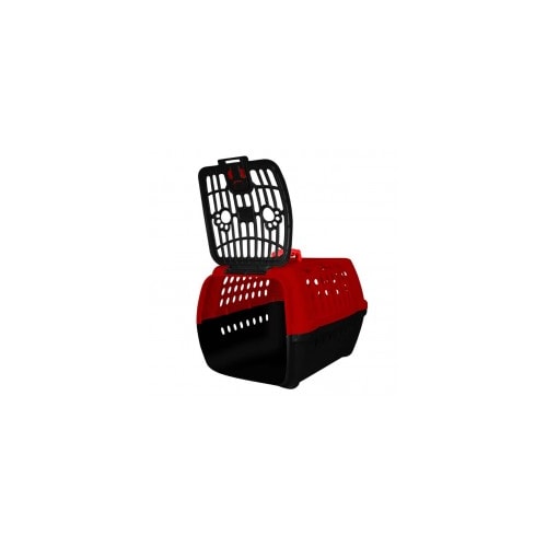 Caixa de Transporte Club Pet Confort Vermelho N1