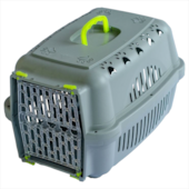 Caixa de Transporte Durapets Falcon Neon Portão Acrílico Amarela N1