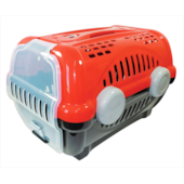 Caixa de Transporte Furacão Pet Luxo Vermelho N1