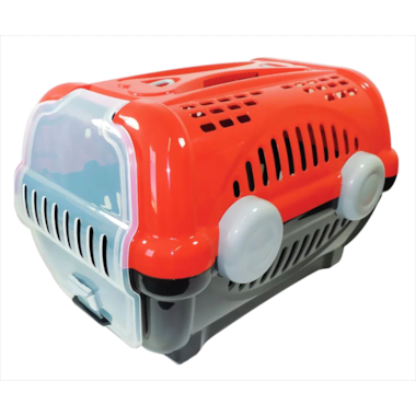 Caixa de Transporte Furacão Pet Luxo Vermelho N1