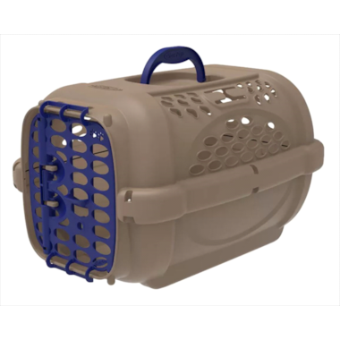 Caixa de Transporte Plast Pet Panther Gold Sem Bebedouro Azul N4
