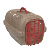 Caixa de Transporte Plast Pet Panther Gold Sem Bebedouro Vermelho N4