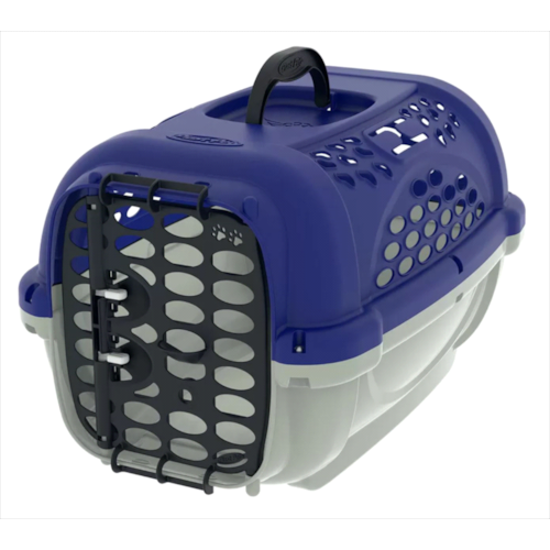 Caixa de Transporte Plast Pet Panther sem Bebedouro Azul N4