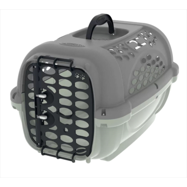 Caixa de Transporte Plast Pet Panther sem Bebedouro Cinza N2