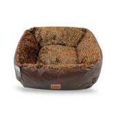 Cama Club Pet Courino e Pelúcia Onça N2